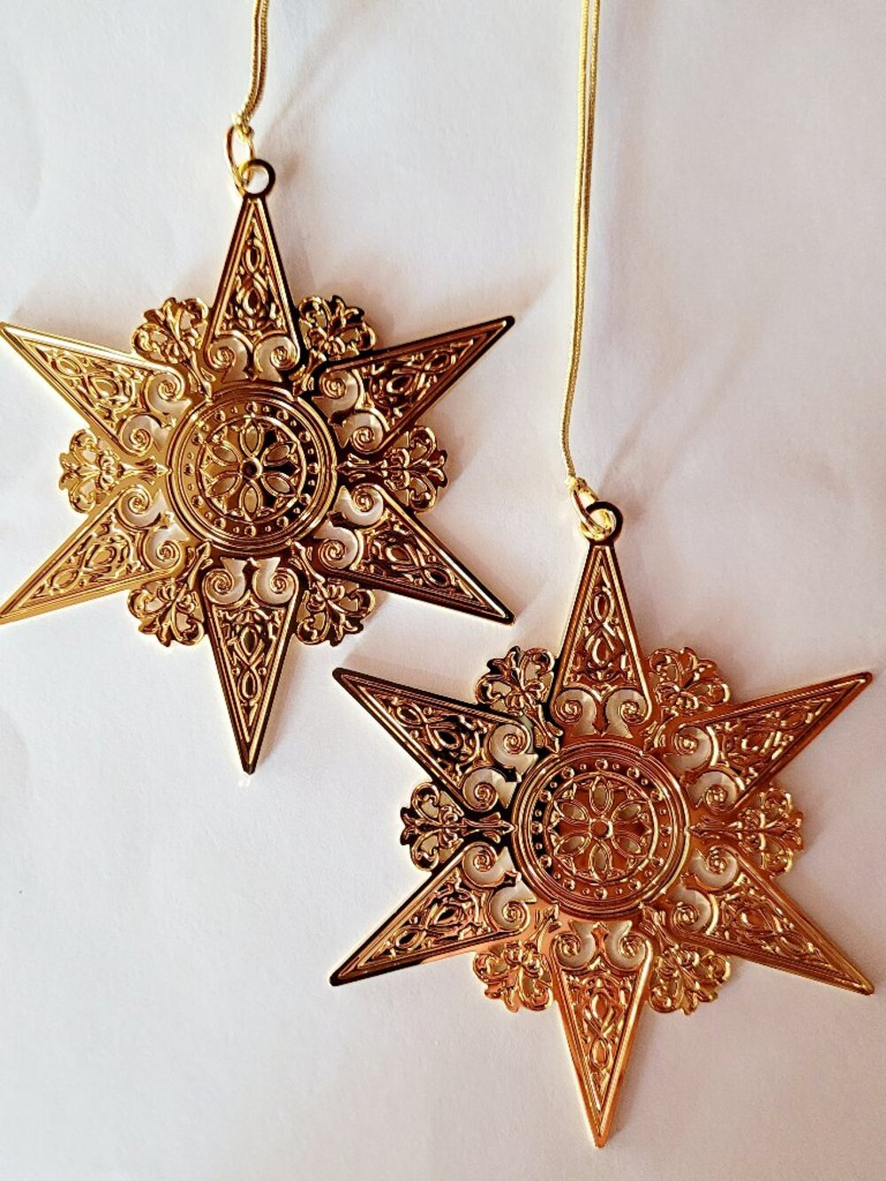 VTG Set of MMA Goldplated Ornaments